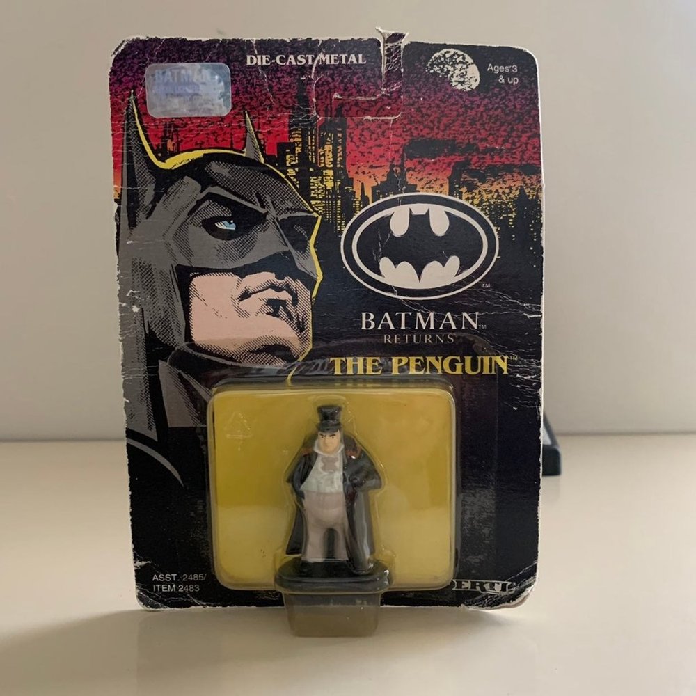 🚫SOLD•E🅱️🅰️Y🚫 DC Comics Joker Statue & The Penguin Die-Cast Metal - Picture 3 of 7